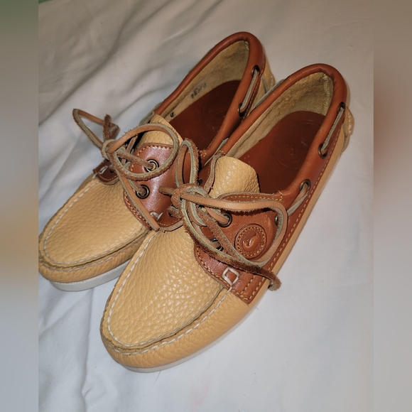 Dooney & Bourke Leather Slip-On Loafers - Picture 2 of 12